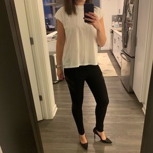 Rag and Bone Jean with leather detail